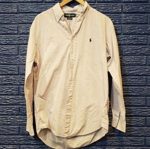 RALPH LAUREN CHECKED DRESS SHIRT 24/35